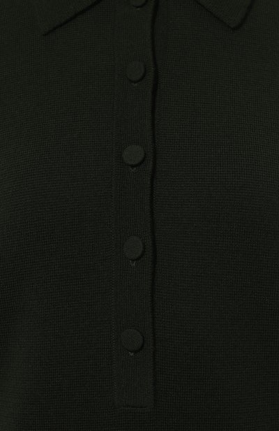 Шерстяное поло DRIES VAN NOTEN темно-зеленого цвета по цене 87550 руб., арт. 242-011207-9700, фото 5 Шерстяное поло DRIES VAN NOTEN, арт. 242-011207-9700, фото 5