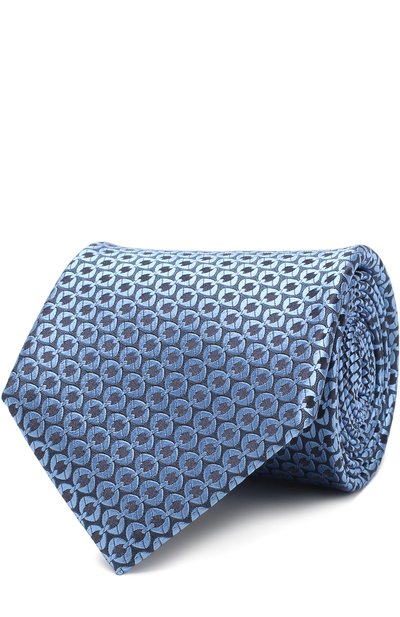 Мужской шелковый галстук с узором ZEGNA, арт. Z4F04/1US