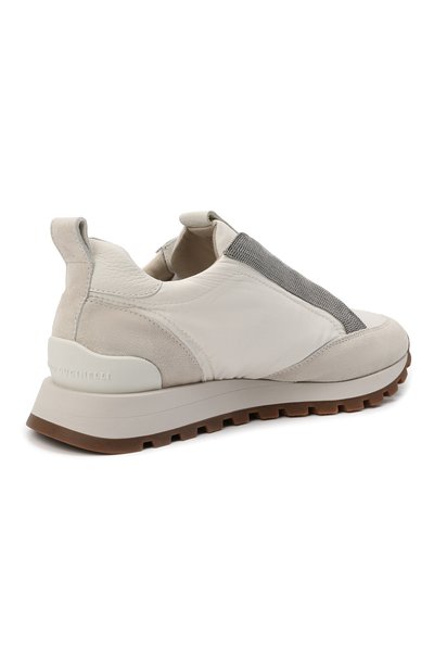 Комбинированные кроссовки BRUNELLO CUCINELLI, арт. MZSFG1561, фото 4