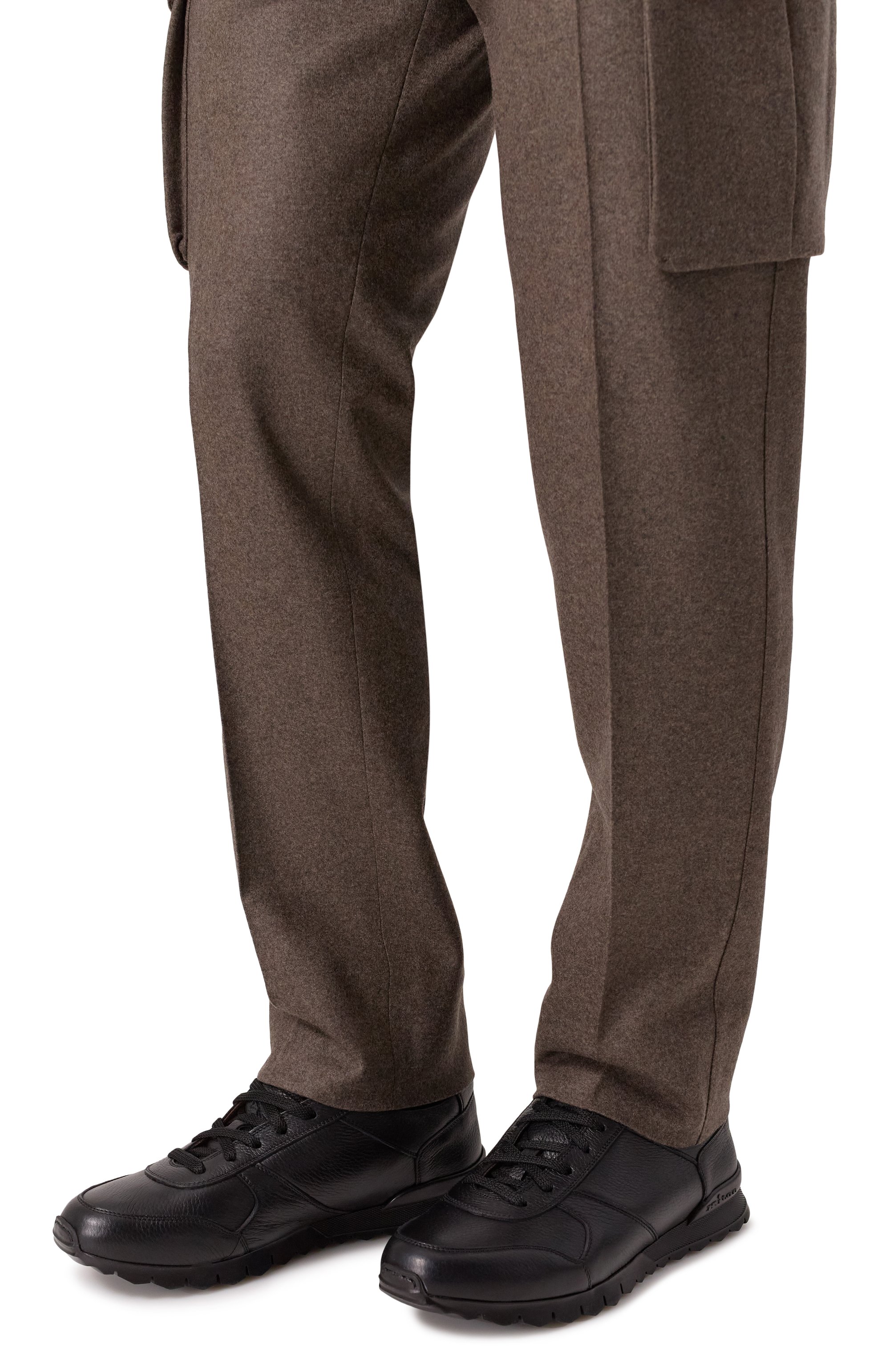 Кожаные кроссовки KITON, арт. USSA114N0012608/M, фото 3