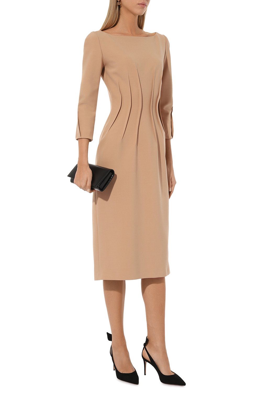 Замшевые туфли bow tie 85 AQUAZZURA, арт. DENMIDP0-SUE-000, фото 2