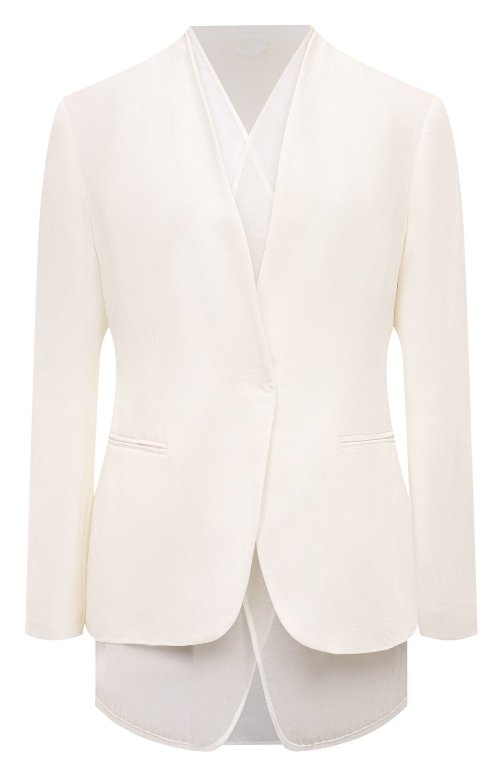 Жакет из вискозы и льна BRUNELLO CUCINELLI, арт. MH1262808, фото 1