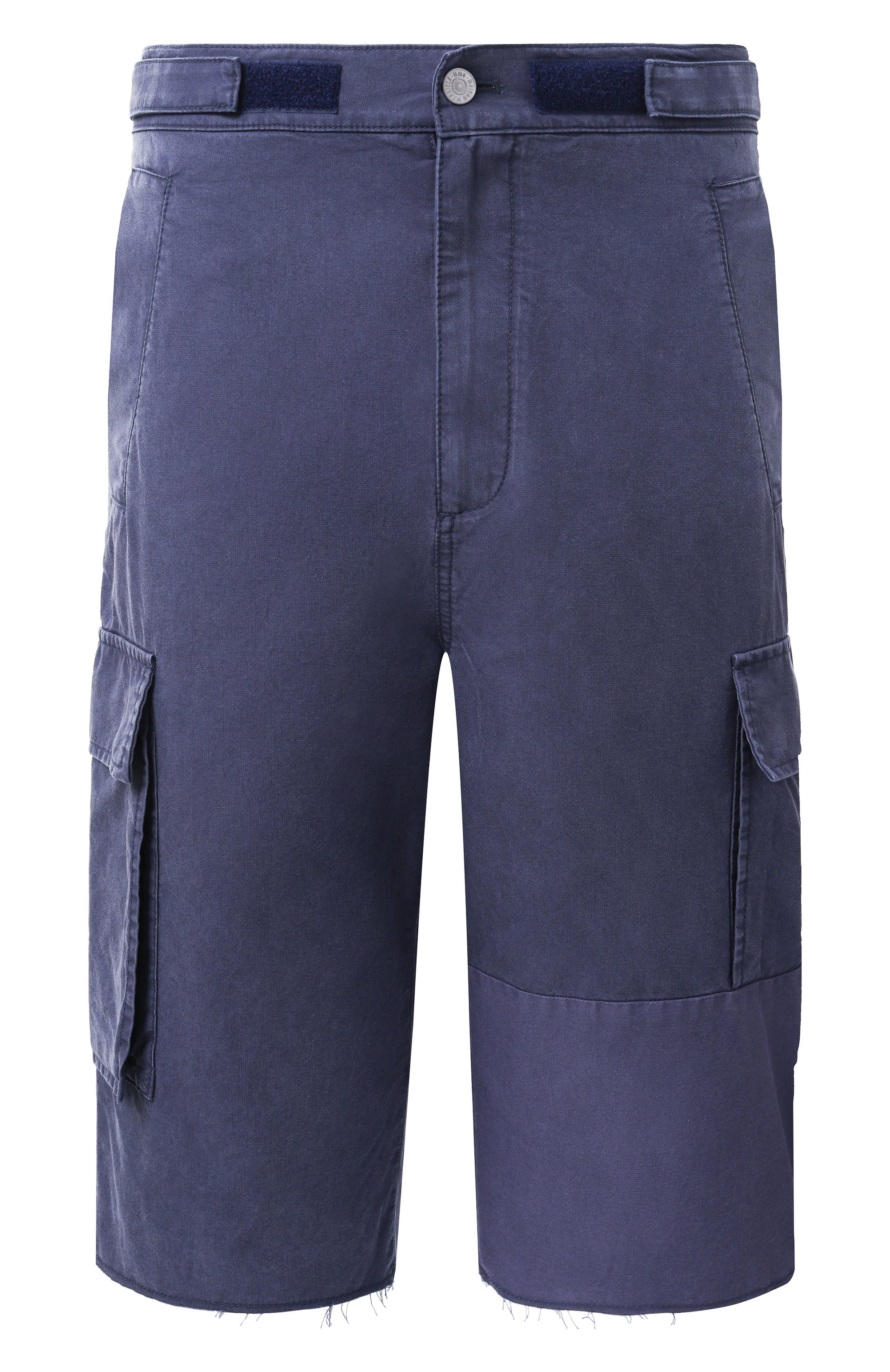 Шорты MM6 темно-синего цвета по цене 95050 руб., арт. SH0MU0015/M35369, фото 1 Шорты MM6, арт. SH0MU0015/M35369, фото 1