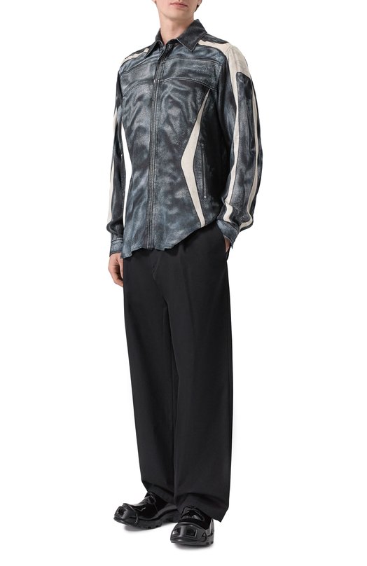 Рубашка из вискозы Diesel A21016/0BMCZ Серый  A21016/0BMCZ Фото 2