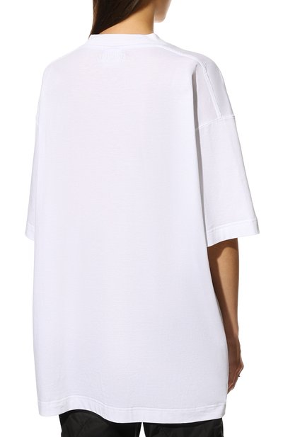 Хлопковая футболка VETEMENTS, арт. UE52TR510W 1611/W, фото 4