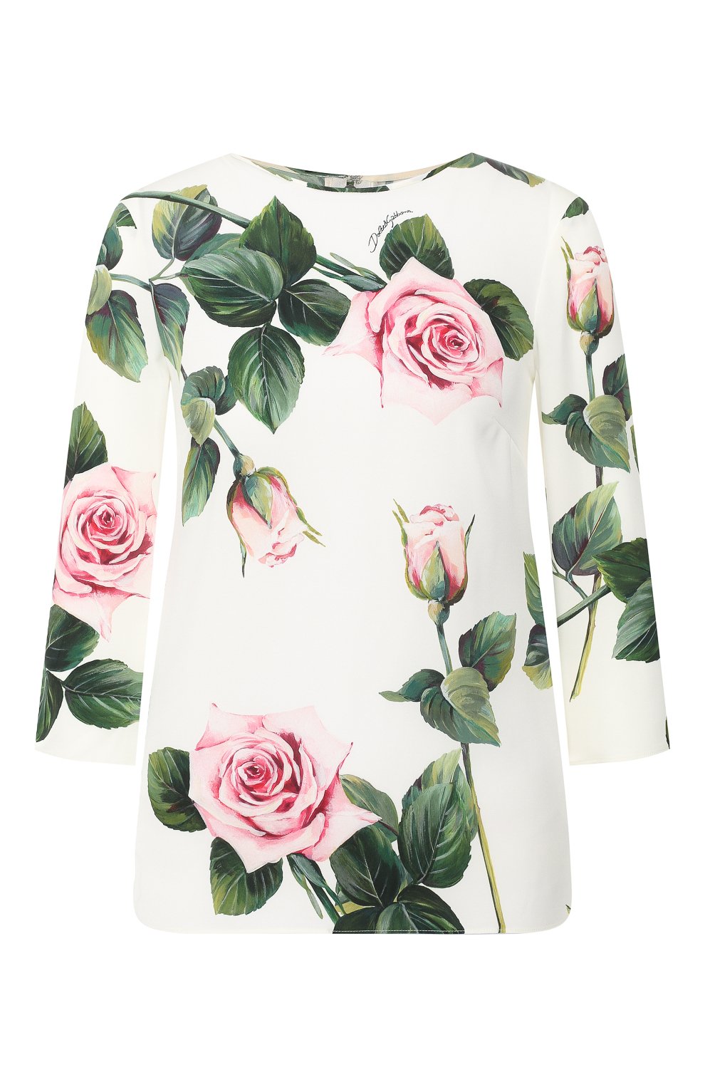 Шелковая блузка DOLCE & GABBANA, арт. F7ZZDT/FSAZD, фото 1