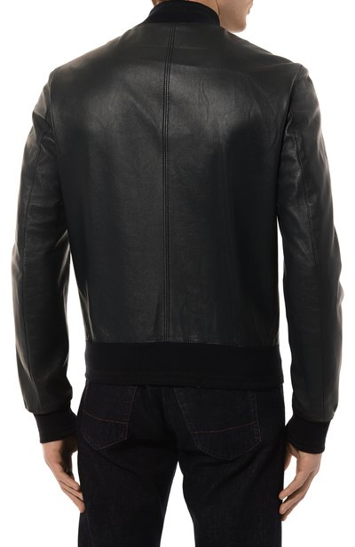 Кожаный бомбер DOLCE & GABBANA, арт. G9PB9L/FUL89, фото 4