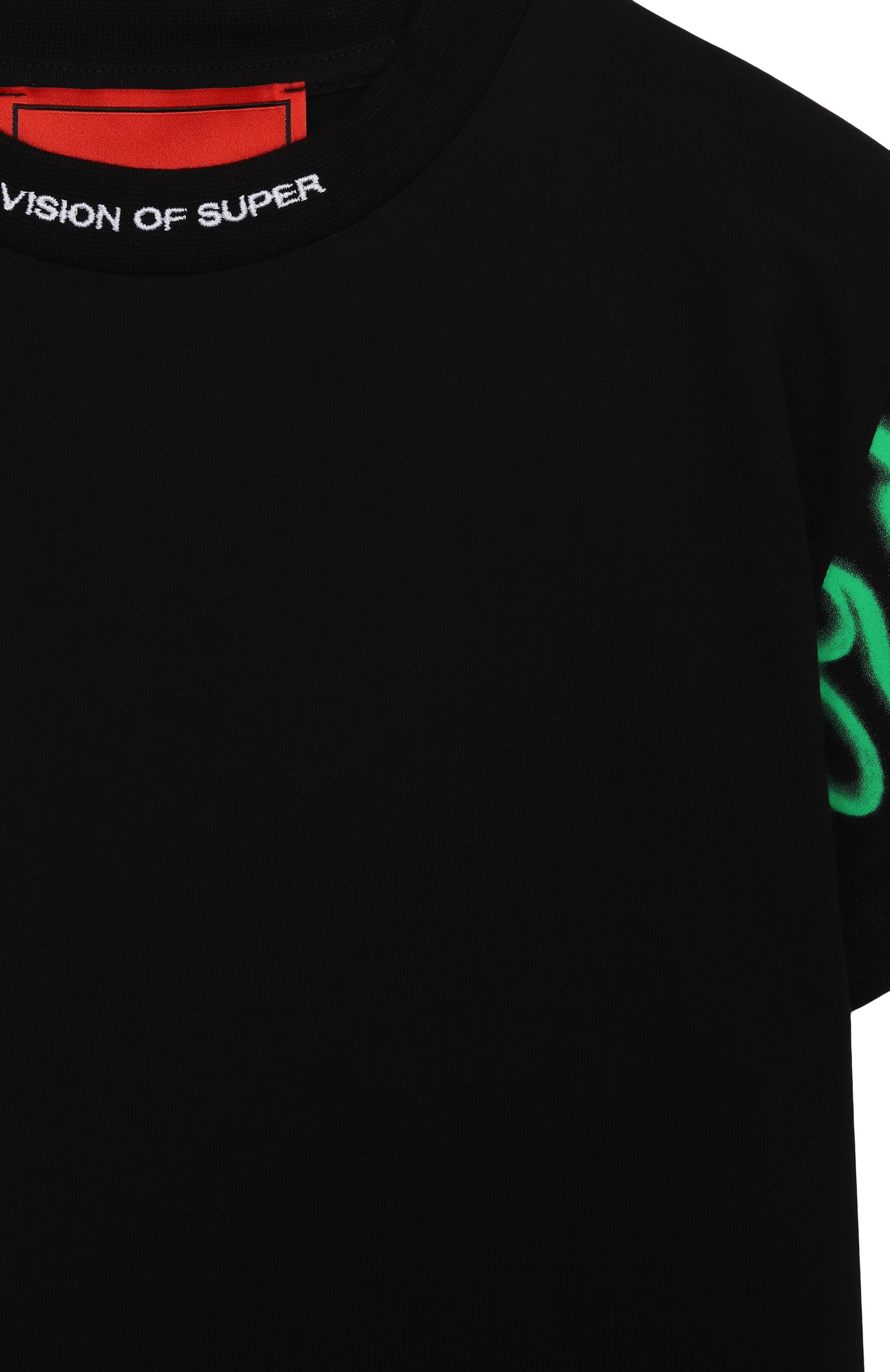 Хлопковая футболка VISION OF SUPER, арт. VSK00527, фото 3