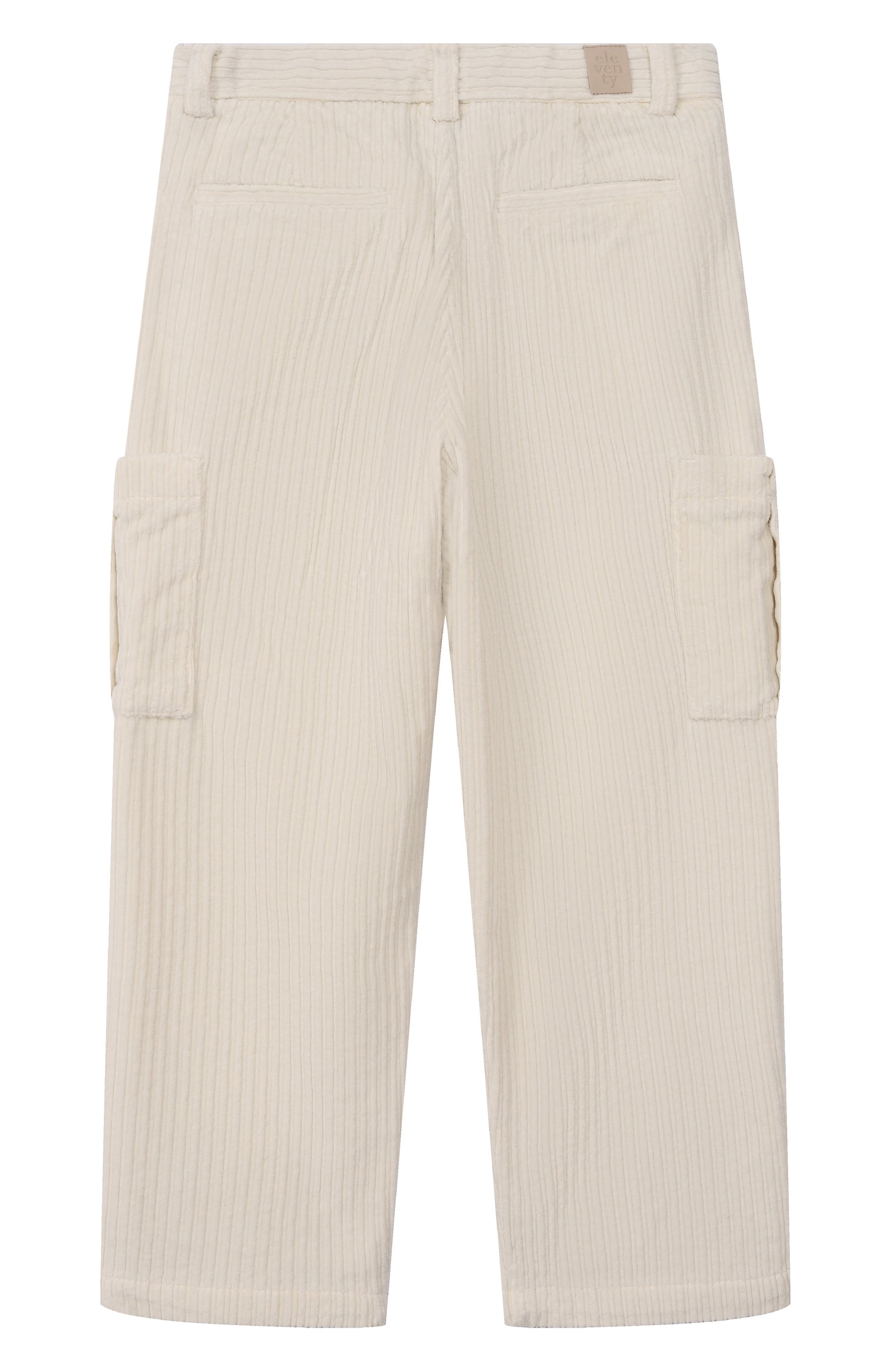 Вельветовые брюки-карго ELEVENTY кремового цвета по цене 20600 руб., арт. EX6P30/V0162/6-8, фото 2 Вельветовые брюки-карго ELEVENTY, арт. EX6P30/V0162/6-8, фото 2