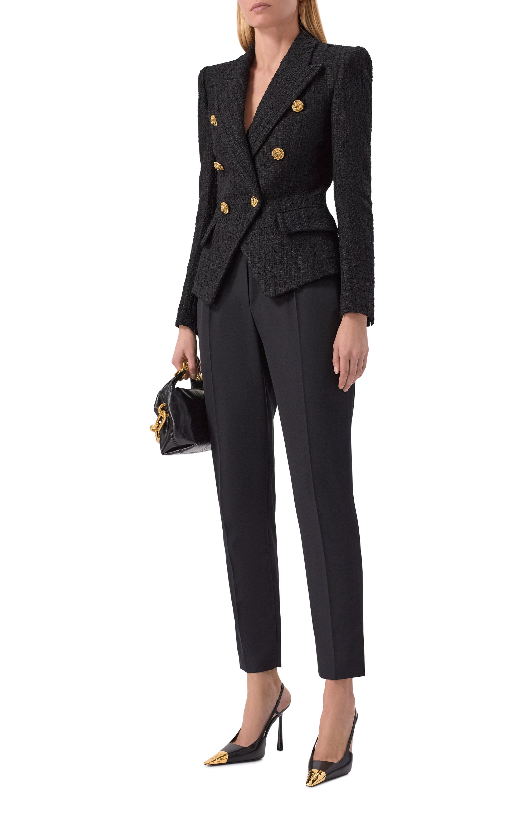 Твидовый жакет BALMAIN, арт. GF1SI505/XL81, фото 2