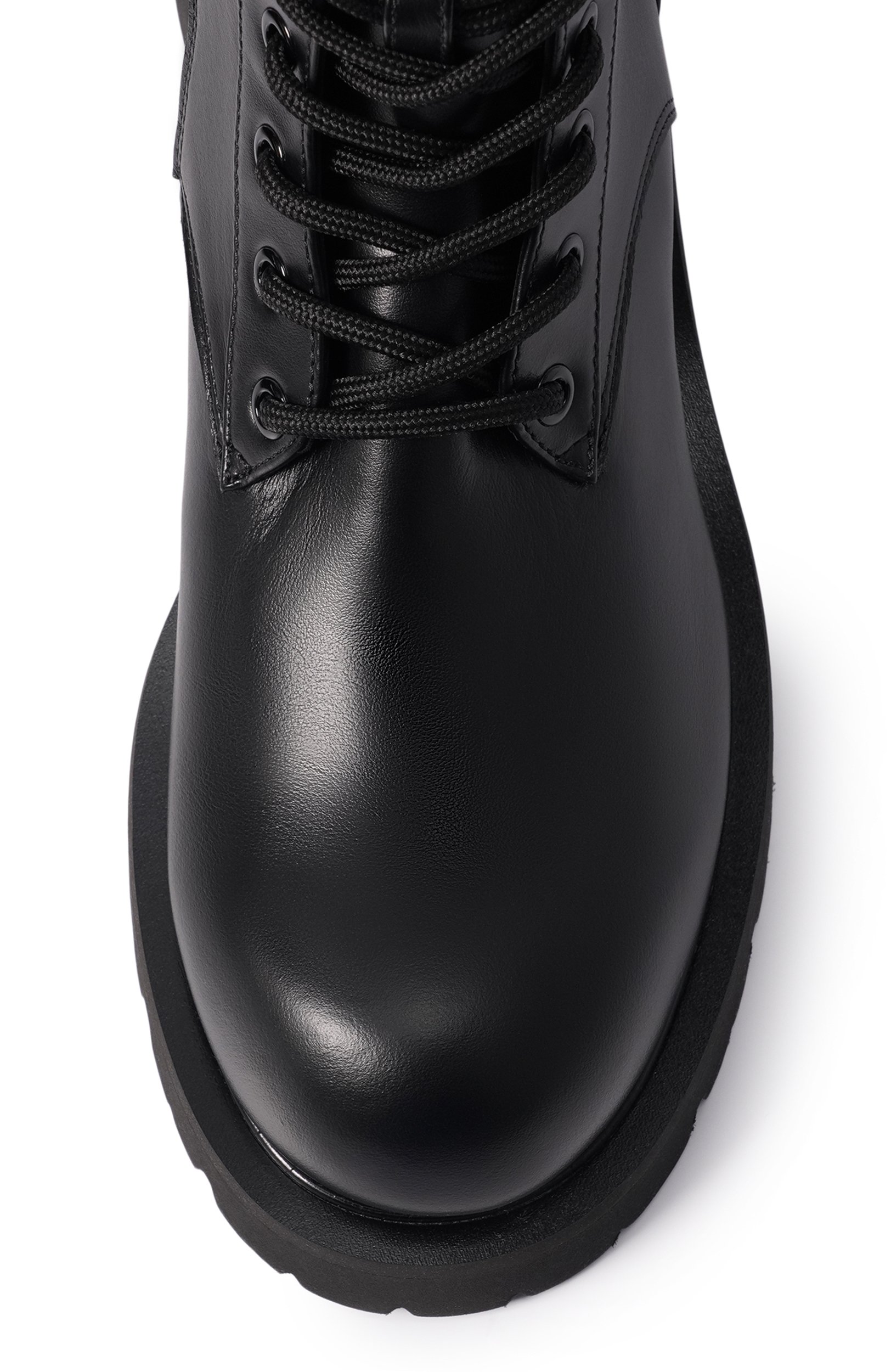 Кожаные ботинки ranger anthem BALMAIN черного цвета по цене 151500 руб., арт. HN1TC292/LVIT, фото 6 Кожаные ботинки ranger anthem BALMAIN, арт. HN1TC292/LVIT, фото 6