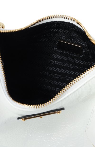 Сумка re-edition PRADA белого цвета по цене 358000 руб., арт. 1BC204/2DNT, фото 5 Сумка re-edition PRADA, арт. 1BC204/2DNT, фото 5