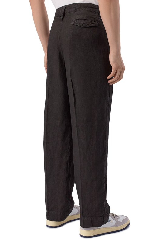 Льняные брюки InLinum MIAKY/TR0PEA Серый  MIAKY/TR0PEA Фото 4