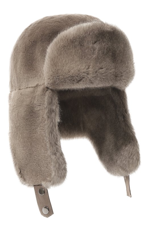 Меховая шапка-ушанка Майкл из норки FurLand 0201400100104600000 Бежевый 0201400100104600000