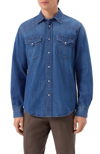 Джинсовая рубашка MVST, арт. C0DY/B059, фото 3