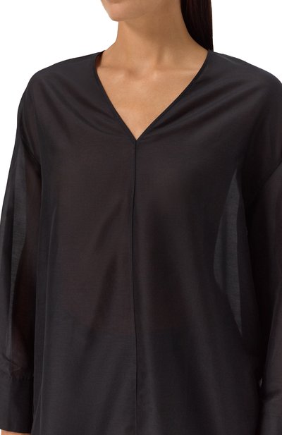 Блузка из хлопка и шелка 12 STOREEZ, арт. 125274, фото 5