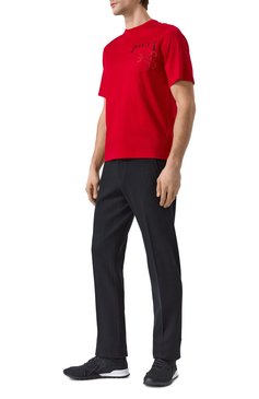 Мужские текстильные кроссовки KITON черного цвета, арт. USSA325N0106303 | Фото 2 (Подошва: Массивная; Материал внешний: Текстиль; Материал внутренний: Натуральная кожа; Драгоценные камни: Проставлено; Материал сплава: Проставлено; Материал утеплителя: Без утеплителя; Кросс-КТ: Низкие; Стили: Классический)