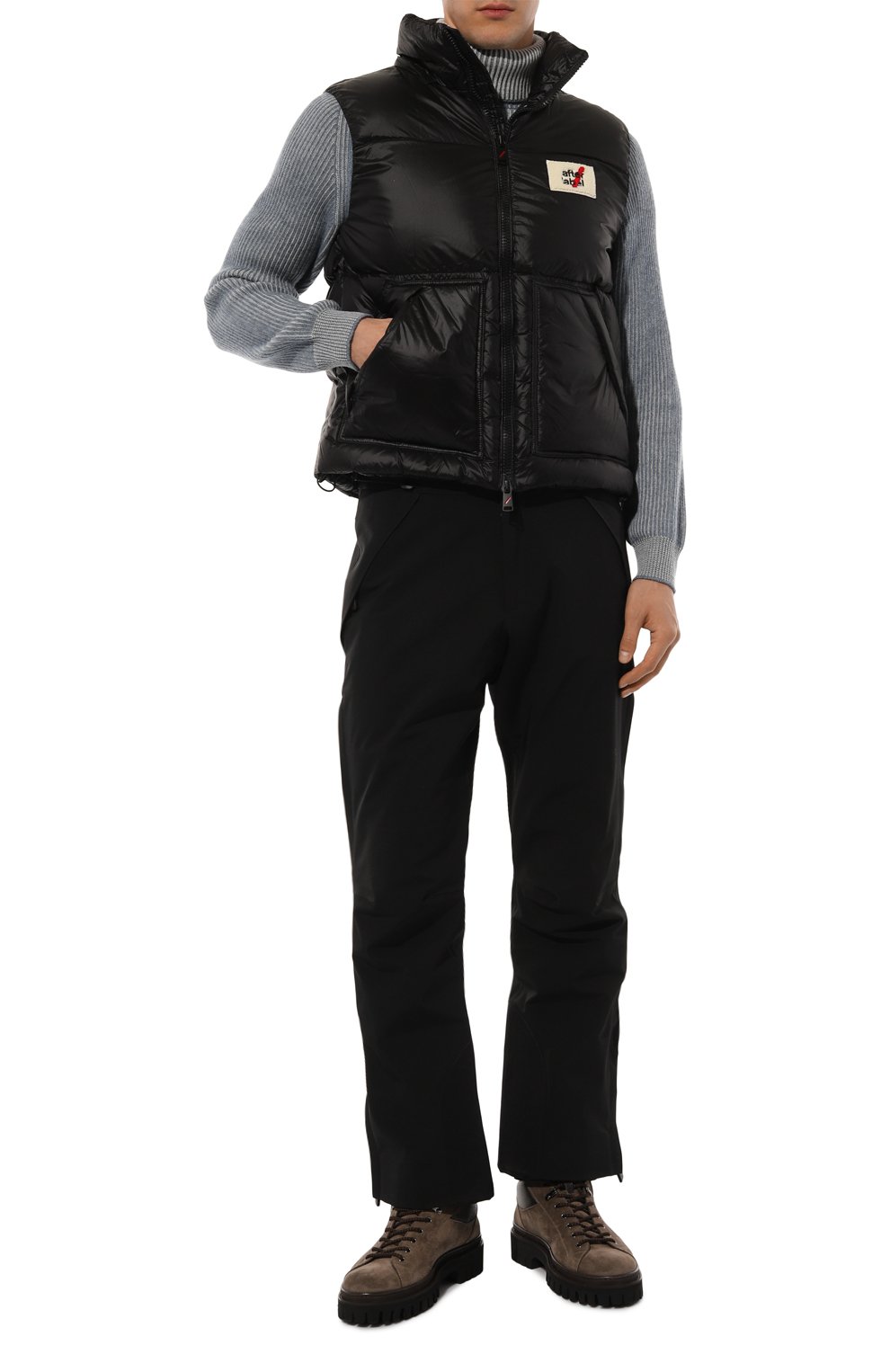 Утепленные брюки MONCLER GRENOBLE черного цвета по цене 89950 руб., арт. 2A603-40-53066, фото 2 Утепленные брюки MONCLER GRENOBLE, арт. 2A603-40-53066, фото 2