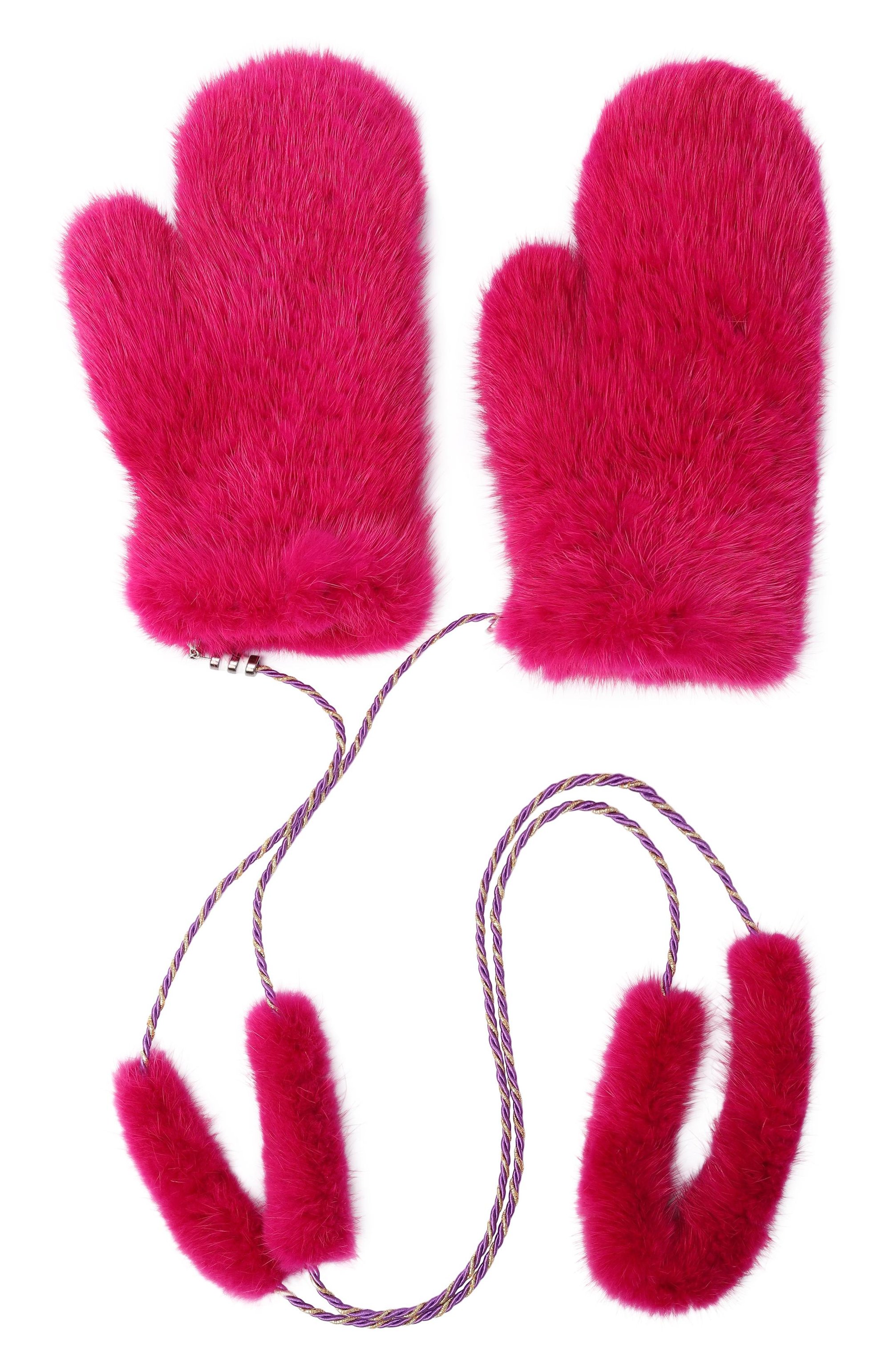 Меховые варежки из норки CAROLON, арт. АК-24-МХ-001-10, фото 2