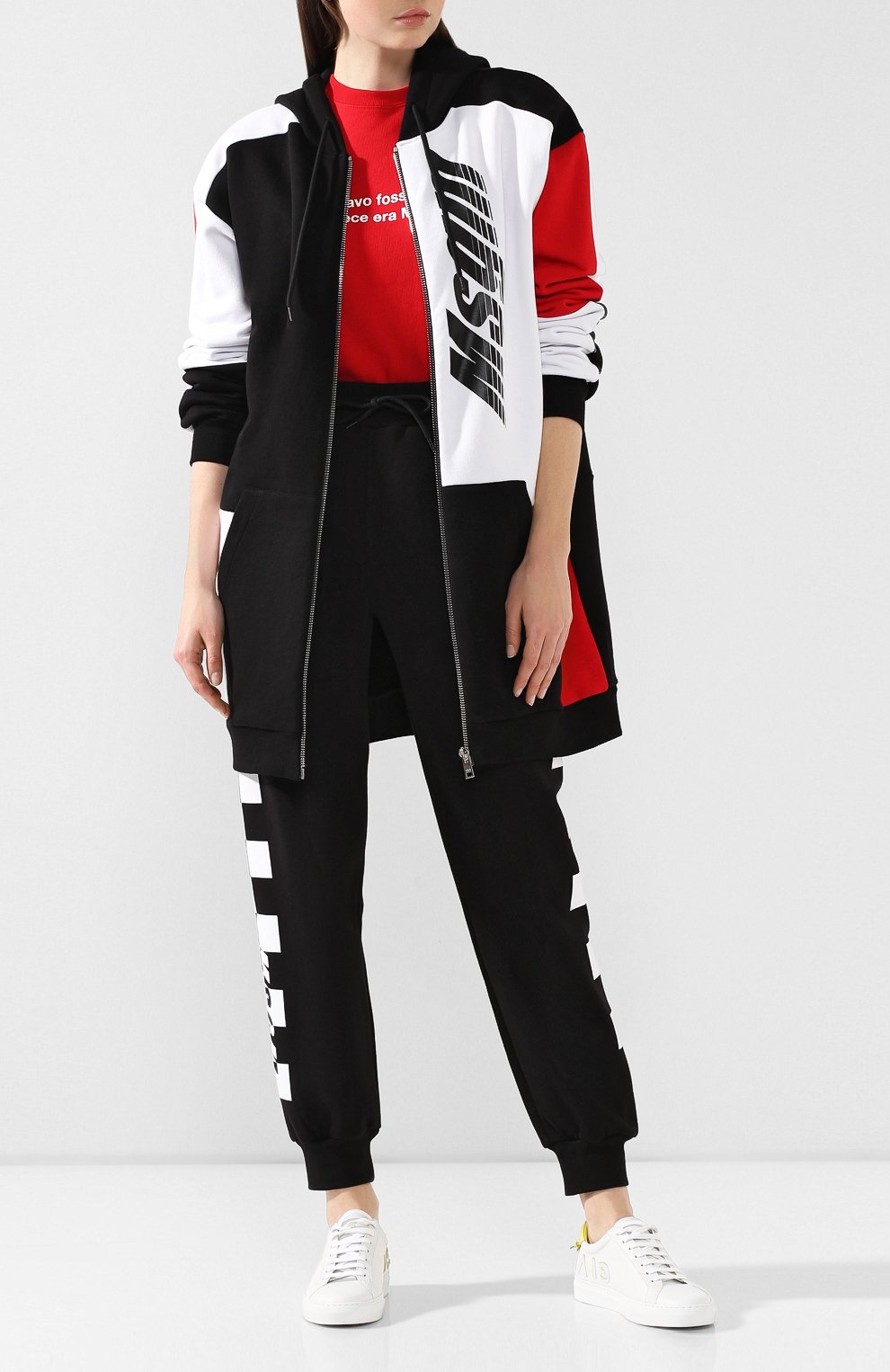 Хлопковая толстовка MSGM, арт. 2742MDA166 195799, фото 2