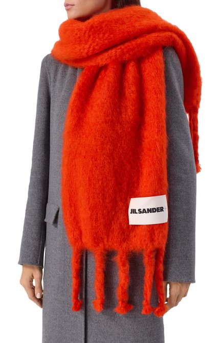 Женский шерстяной шарф JIL SANDER, арт. J40TE0118/J40041