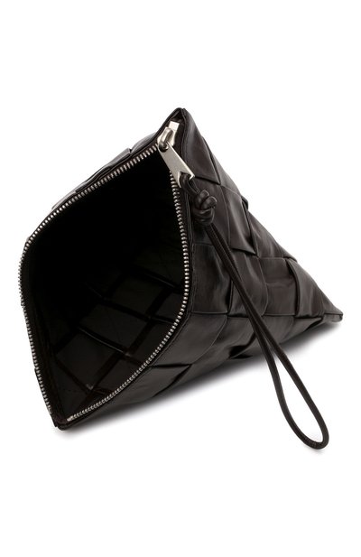 Кожаный клатч BOTTEGA VENETA темно-коричневого цвета по цене 79950 руб., арт. 667045/VCQ72, фото 5 Кожаный клатч BOTTEGA VENETA, арт. 667045/VCQ72, фото 5