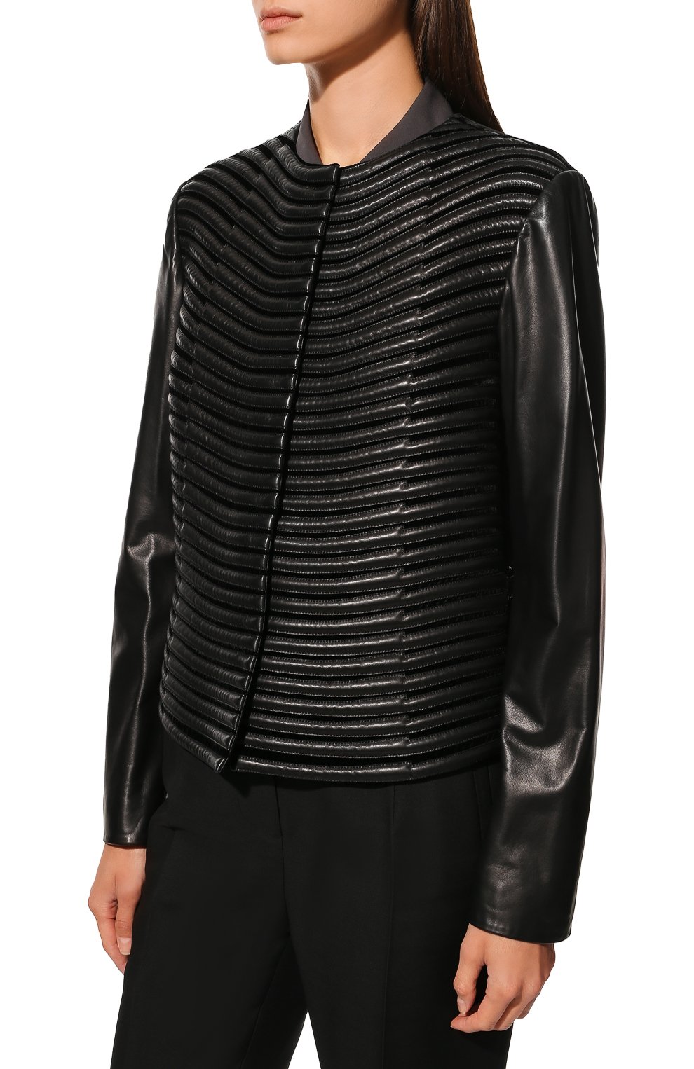 Кожаная куртка GIORGIO ARMANI, арт. 4AG08P/4AP08, фото 3