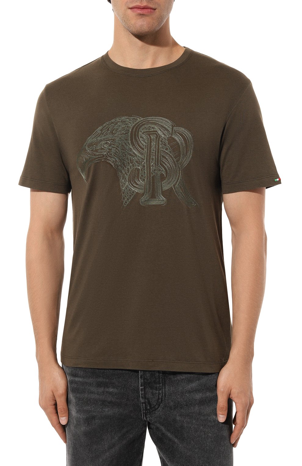 Хлопковая футболка STEFANO RICCI, арт. MNH3302610/803, фото 3