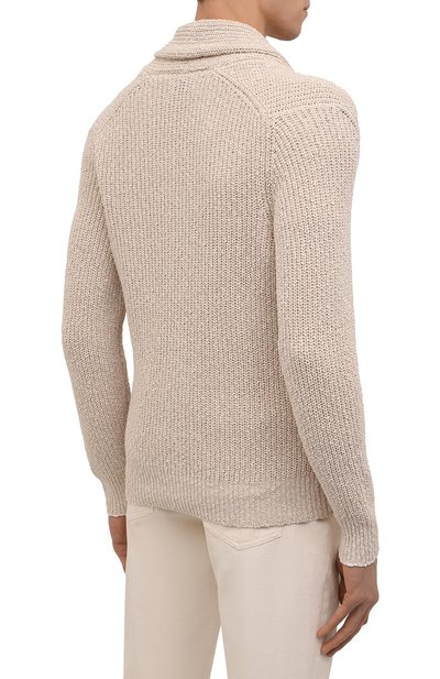 Кардиган из хлопка и льна BRUNELLO CUCINELLI, арт. M2Y501816, фото 4