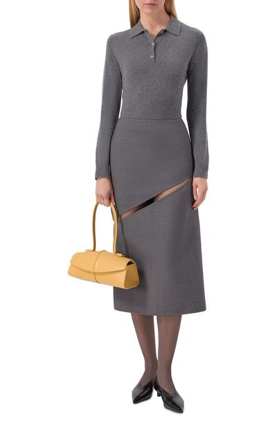 Шерстяная юбка JIL SANDER, арт. J03MA0305/J40327, фото 2