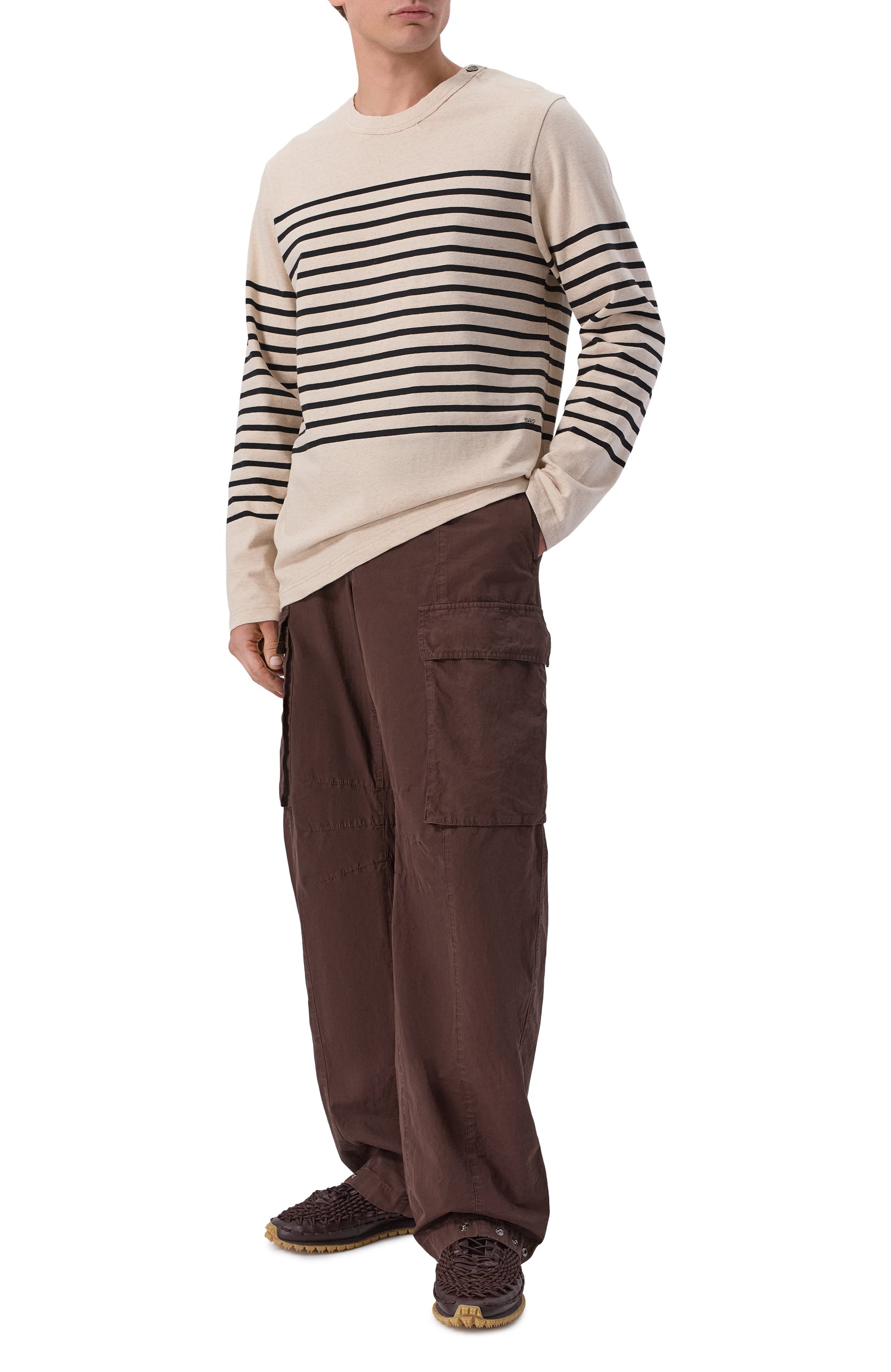 Комбинированные кроссовки EMPORIO ARMANI, арт. EM007306/AF29407, фото 2