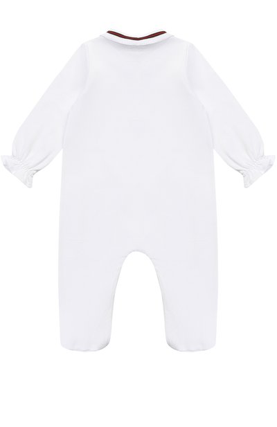 Пижама из эластичного хлопка с контрастной отделкой и бантом GUCCI, арт. 458206/X5N22, фото 2