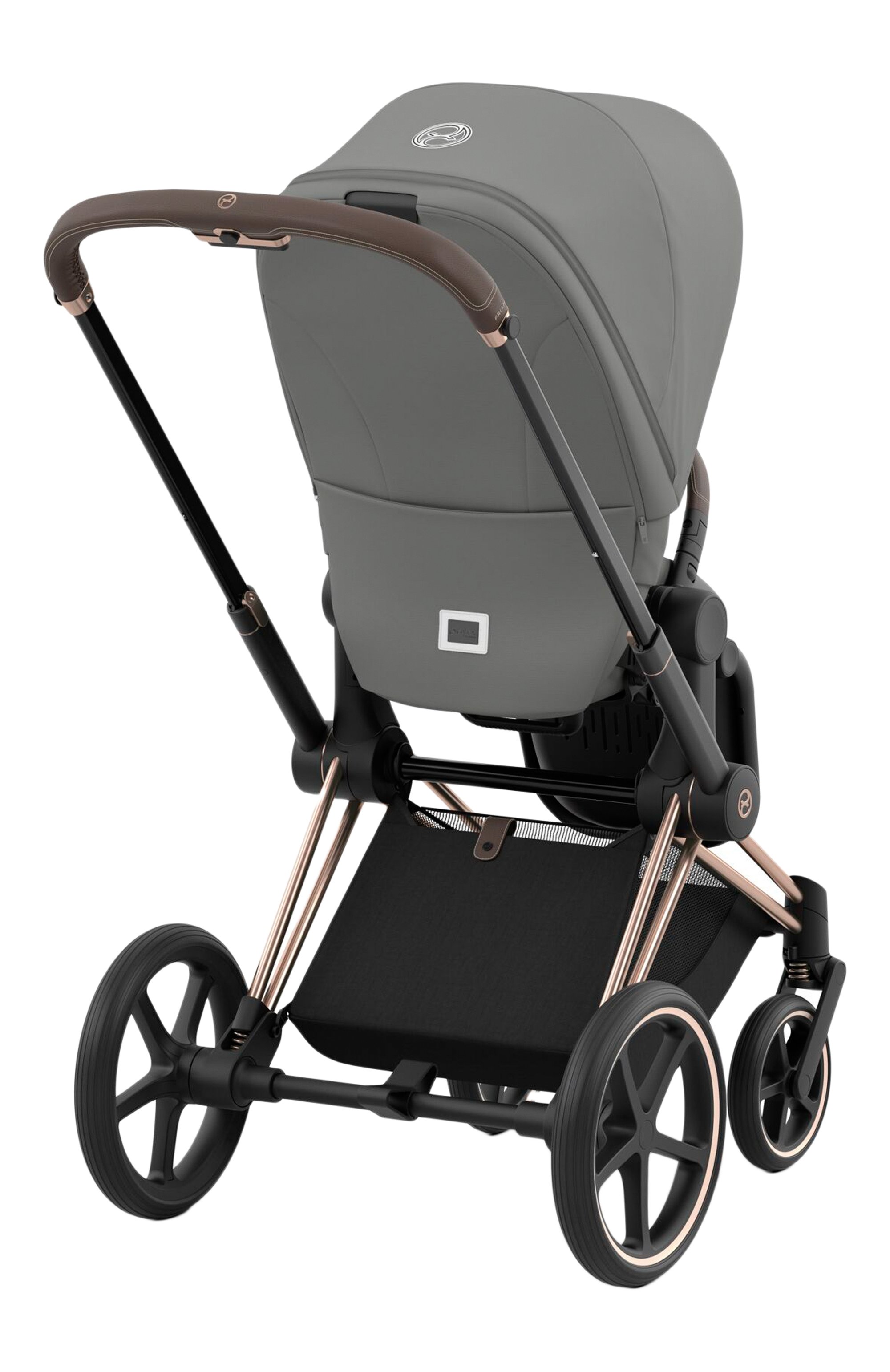 Коляска 2 в 1 priam iv rosegold CYBEX серого цвета по цене 134850 руб., арт. 523001507, фото 6 Коляска 2 в 1 priam iv rosegold CYBEX, арт. 523001507, фото 6