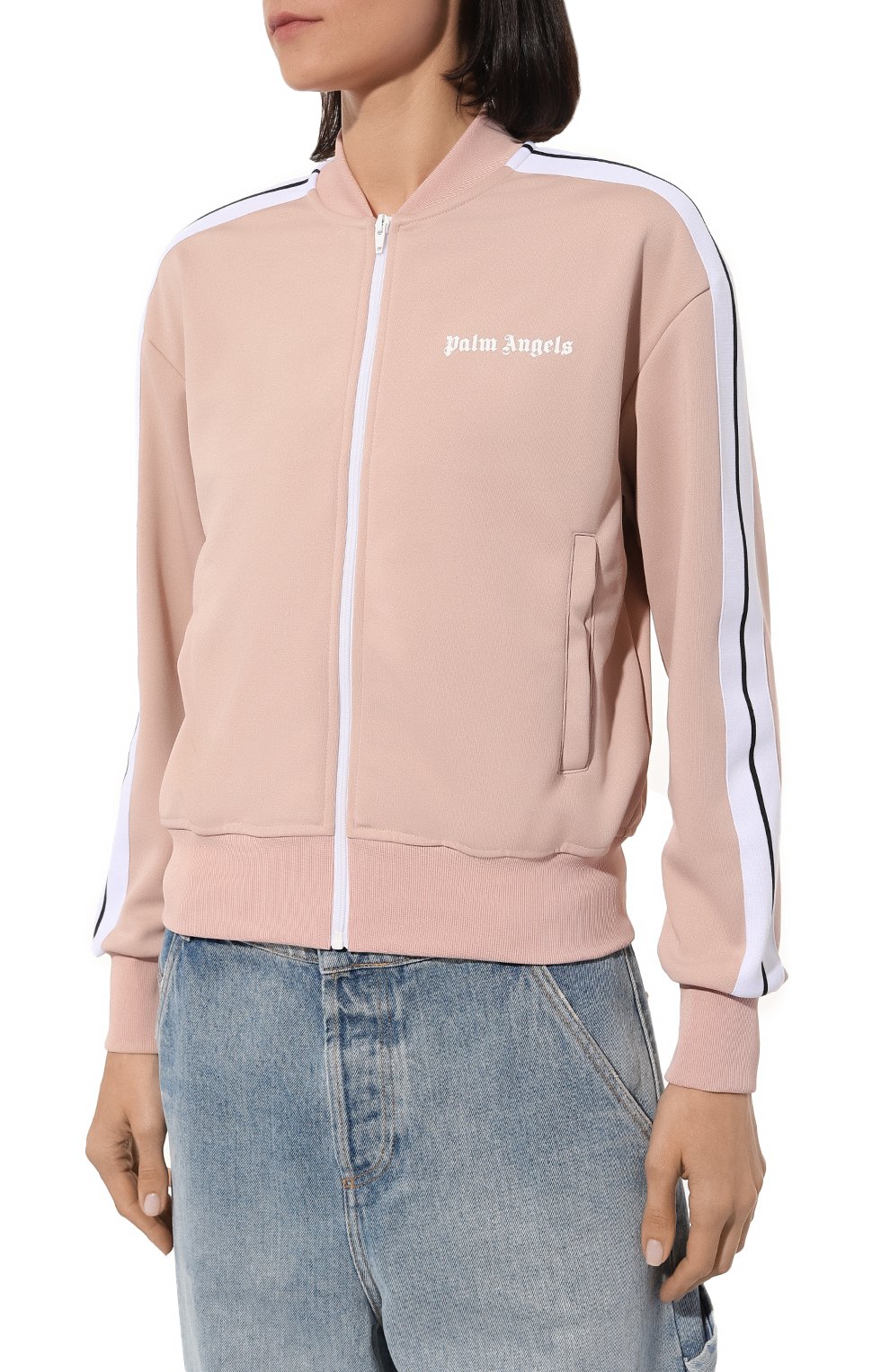 Толстовка PALM ANGELS светло-розового цвета по цене 52650 руб., арт. PWBD025C99FAB0013001, фото 3 Толстовка PALM ANGELS, арт. PWBD025C99FAB0013001, фото 3