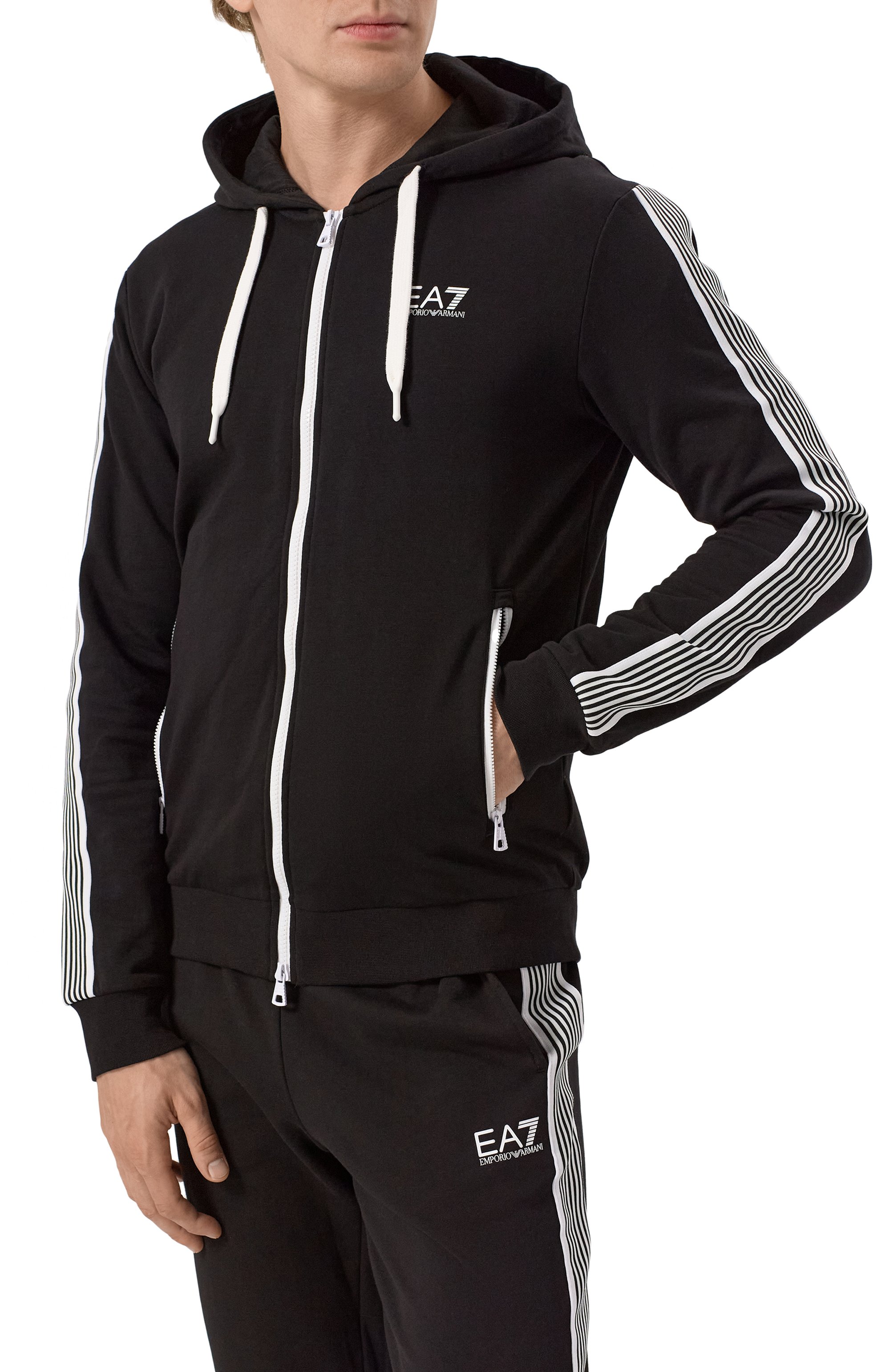 Хлопковая толстовка EA7, арт. 6DPM29/PJ9FZ, фото 3