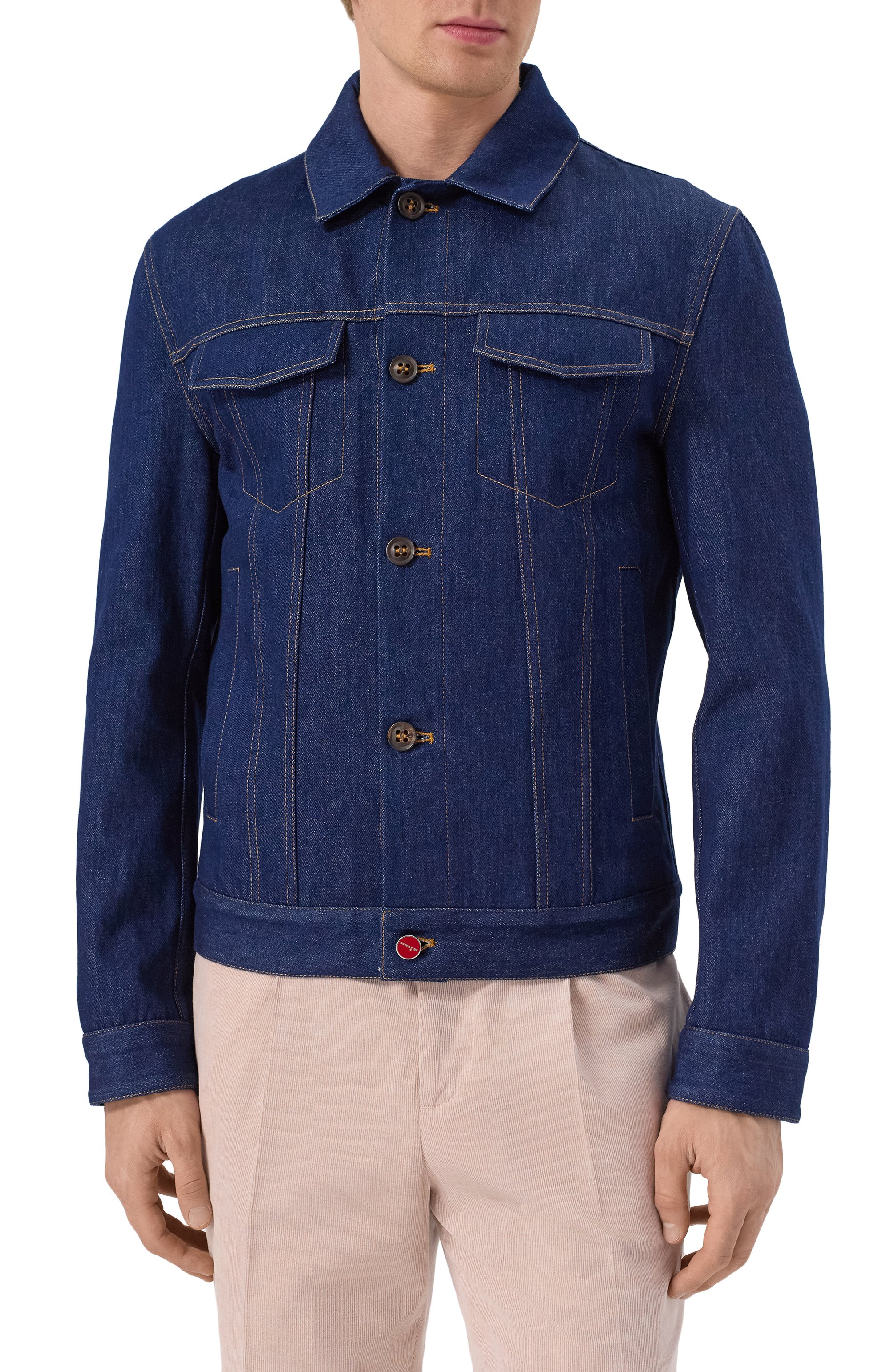 Джинсовая куртка KITON, арт. UW2095V0859F01, фото 3