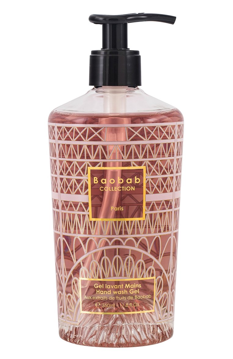 Моющий гель для рук paris (350ml) BAOBAB бесцветного цвета, арт. 5415198499119 | Фото 1 (Нос: Не проставлено; Региональные ограничения белый список (Axapta Mercury): Не проставлено; Назначение: Для рук; Тип продукта: Гели; Косметика кросс-кт: Уход У)