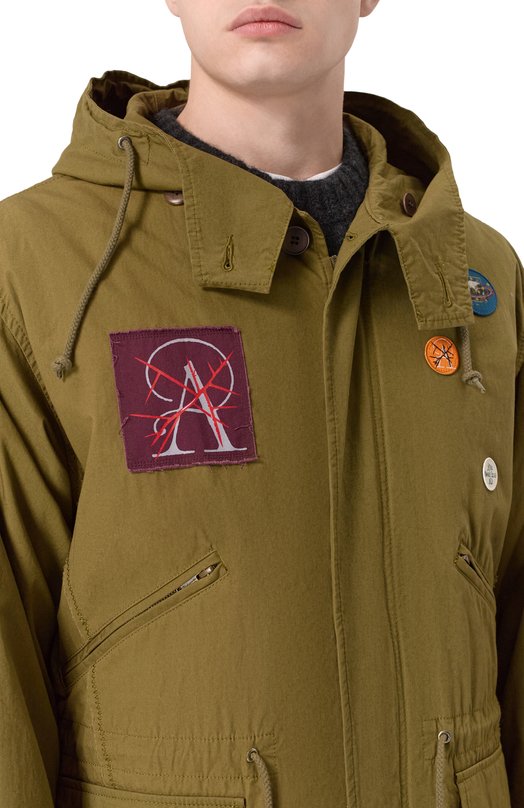 Хлопковая парка Undercover UP2E4303 Хаки  UP2E4303 Фото 5