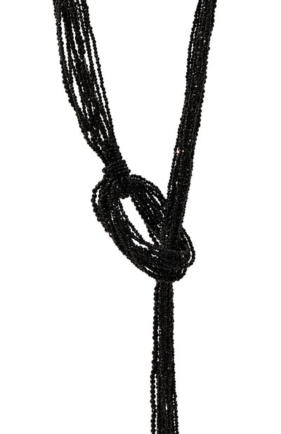 Колье VIEN черного цвета по цене 79900 руб., арт. 2223-59-BLACK, фото 3 Колье VIEN, арт. 2223-59-BLACK, фото 3