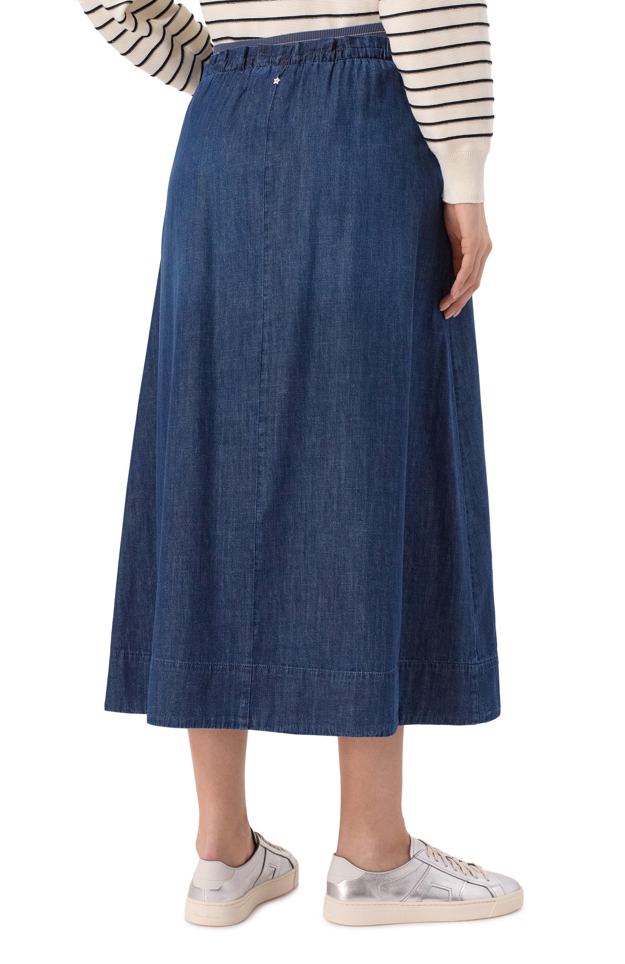 Джинсовая юбка LORENA ANTONIAZZI, арт. P2552G016A/9955, фото 4