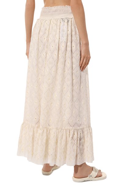 Хлопковая юбка GUCCI, арт. 752594/ZANX5, фото 4
