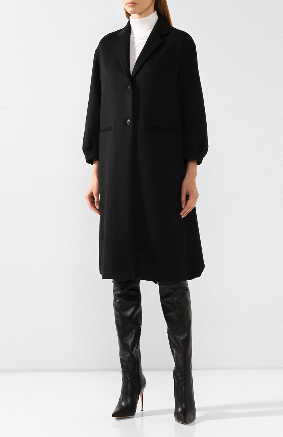 Шерстяное пальто VALENTINO, арт. SB3CA3L54NP, фото 3