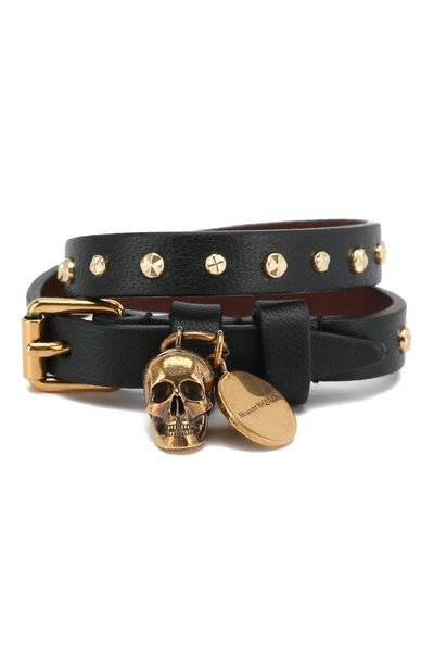 Кожаный браслет ALEXANDER MCQUEEN, арт. 551155/1AH0T, фото 1