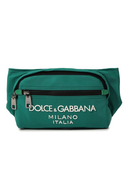 Текстильная поясная сумка Dolce & Gabbana BM2218/AG182 Зелёный BM2218/AG182