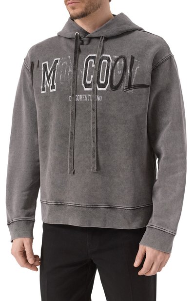 Хлопковое худи DIEGO VENTURINO, арт. DVFLHC00L, фото 3