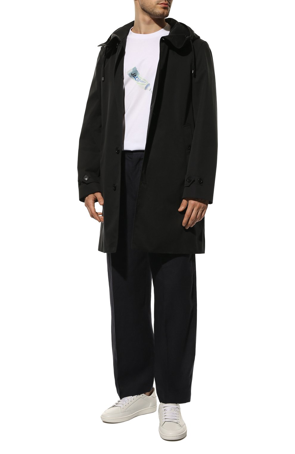 Хлопковый плащ BURBERRY, арт. 8033650, фото 2