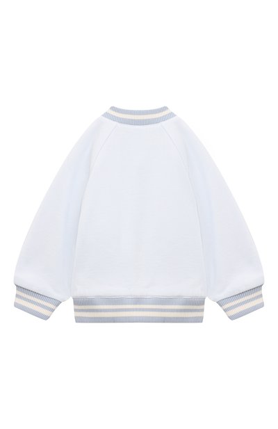 Хлопковый бомбер DOLCE & GABBANA голубого цвета по цене 48250 руб., арт. L1JWKW/G7N2X, фото 2 Хлопковый бомбер DOLCE & GABBANA, арт. L1JWKW/G7N2X, фото 2