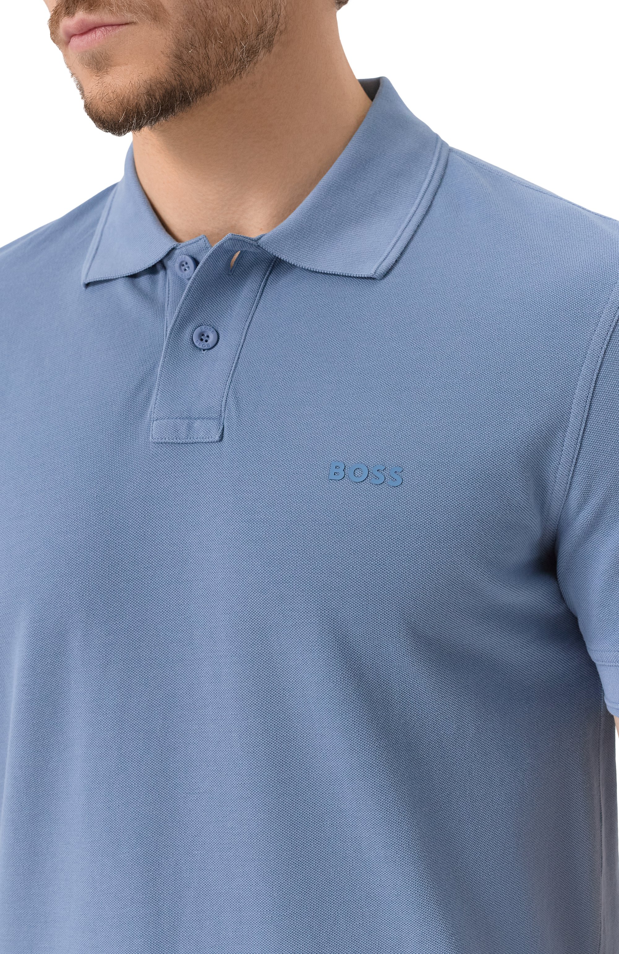 Хлопковое поло BOSS ORANGE, арт. 50507813, фото 5