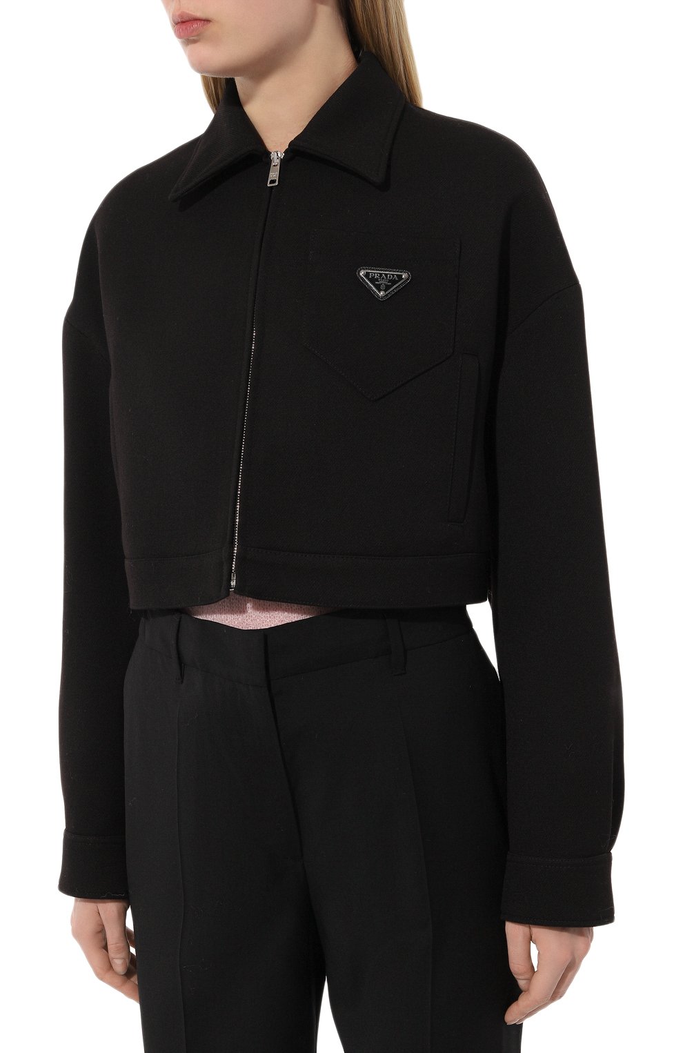 Шерстяной жакет PRADA, арт. P507M-1Z2H-F0002-212, фото 3