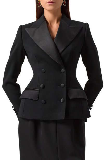 Жакет из шерсти и шелка DOLCE & GABBANA, арт. F27CTT/FUBGE, фото 3